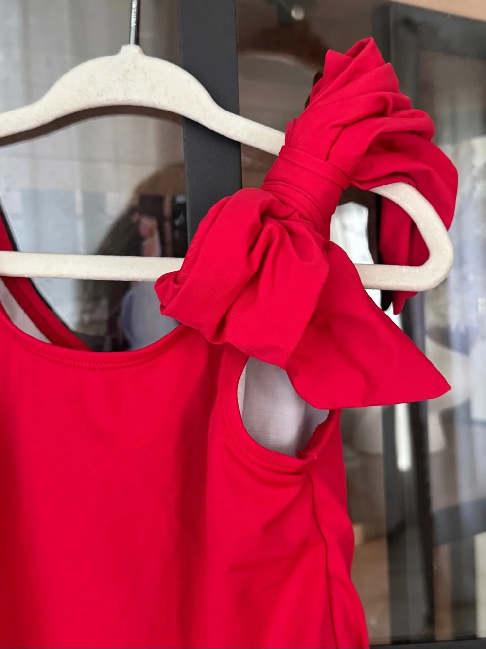 TBBC Bow Swimsuit Brookhaven one piece richmond red toddler girl